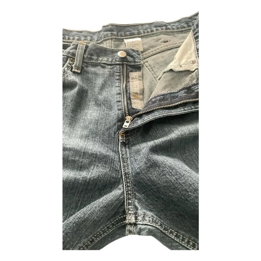 Cinch Men's Silver Label Mid Rise Slim Fit Straight Leg Jeans Medium Stonewash